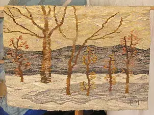 Barbara Michałowska - Winter with trees