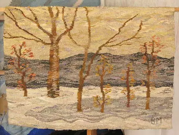 Barbara Michałowska - Winter with trees