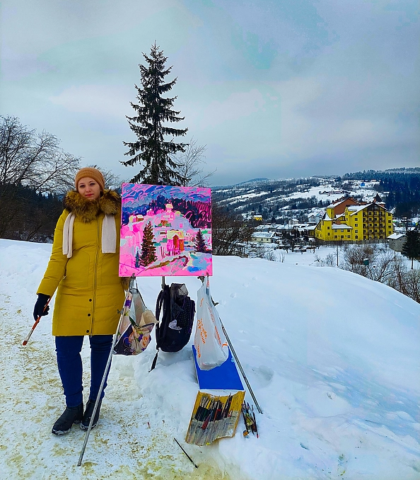 Anastasiia Kurkova - A winter fairy tale about the Carpathians