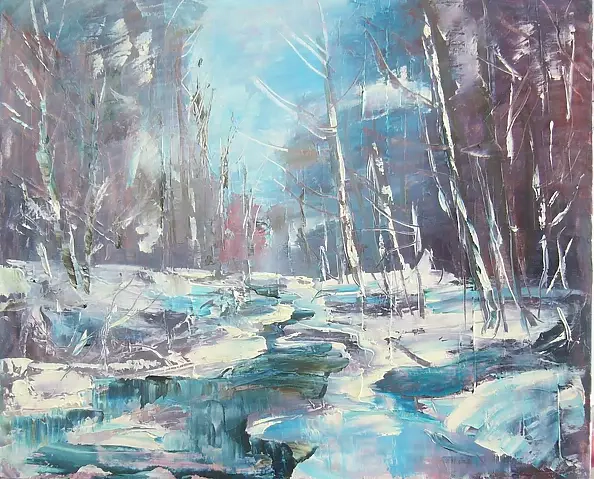 Kazimierz Komarnicki - Zimowa impresja 