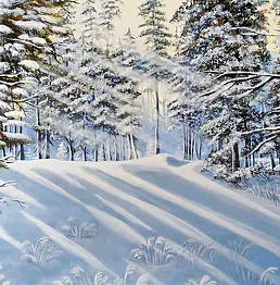 Anna Maria Modrzejewska - Winter forest glade