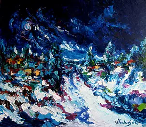 Jerzy Stachura - winter night