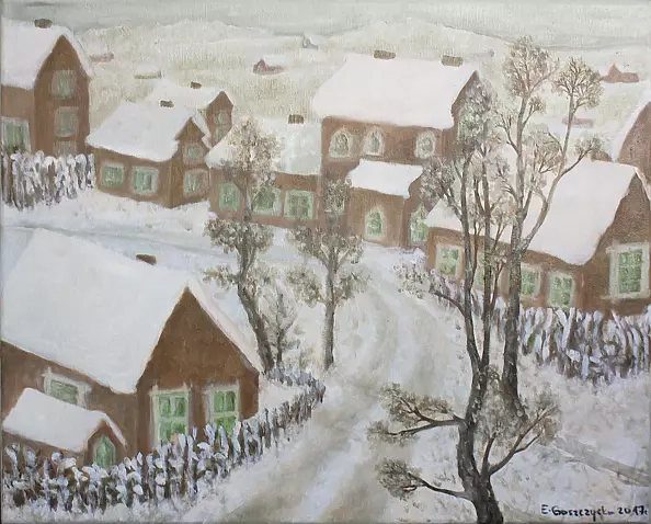 Elżbieta Goszczycka - Winter afternoon