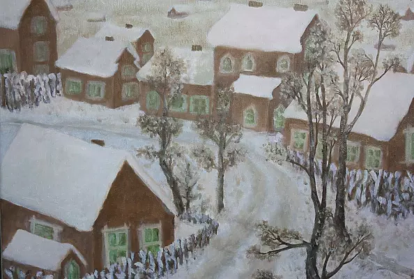 Elżbieta Goszczycka - Winter afternoon