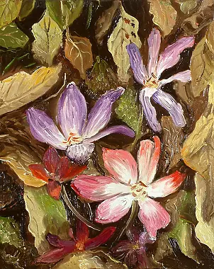 Urszula Nieborak - Autumn crocuses