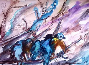 Marzena Salwowska - Winter Alert from the Government Security Centre for Polish birds