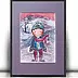 Anna Skowronek - Winter boy, hand-painted illustration for children