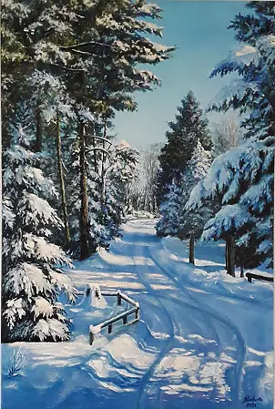 Iryna  Lubera  - Zimowy dzień 