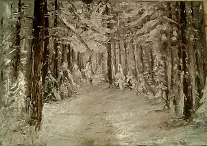 Helga Maria RADOCHOŃSKA - foresta d'inverno