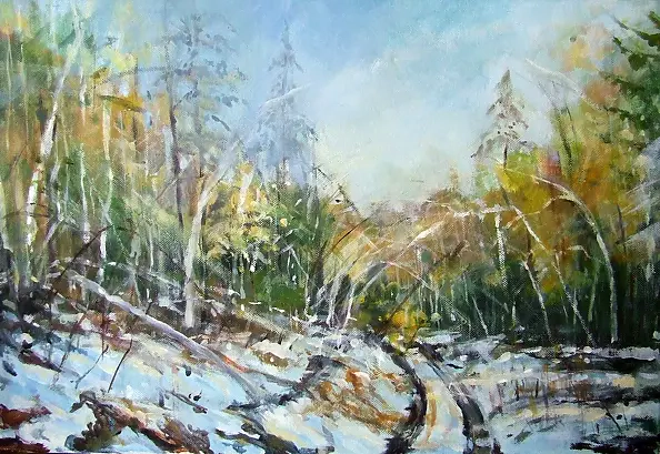 Zbigniew Starczewski - winter forest