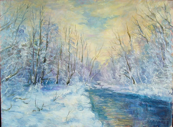 Kazimierz Komarnicki - Zimowy poranek II