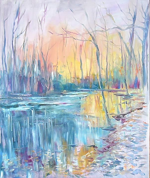 Kazimierz Komarnicki - Zimowy poranek II