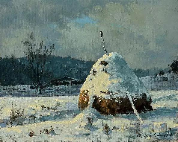 Wojciech Górecki - winter haystack