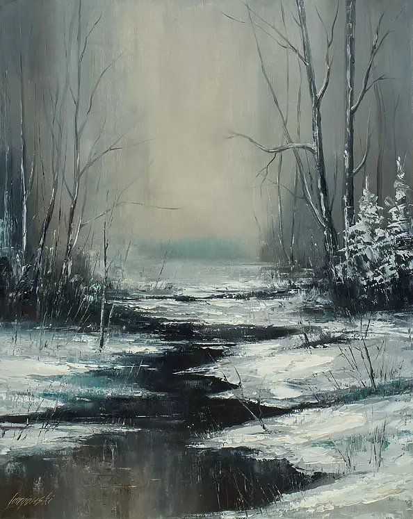 Marek Langowski - Zimowy strumyk