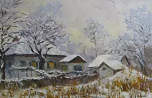 Borys Sierdiuk - Zimowy wieczór