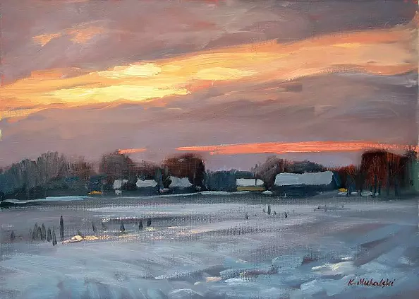 Krzysztof Michalski - Zimowy wieczór