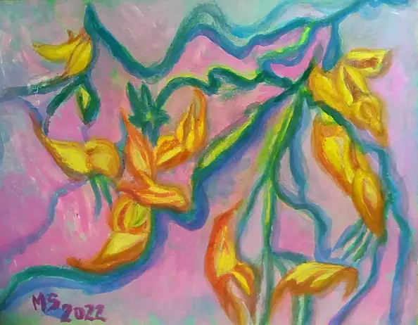 Marzena Salwowska - Golden flowers