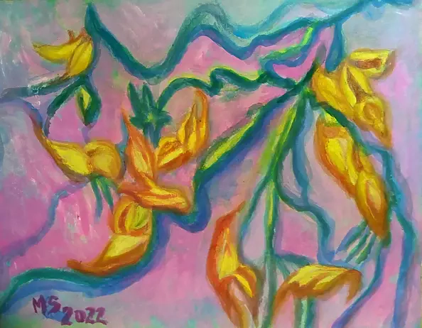 Marzena Salwowska - Golden flowers