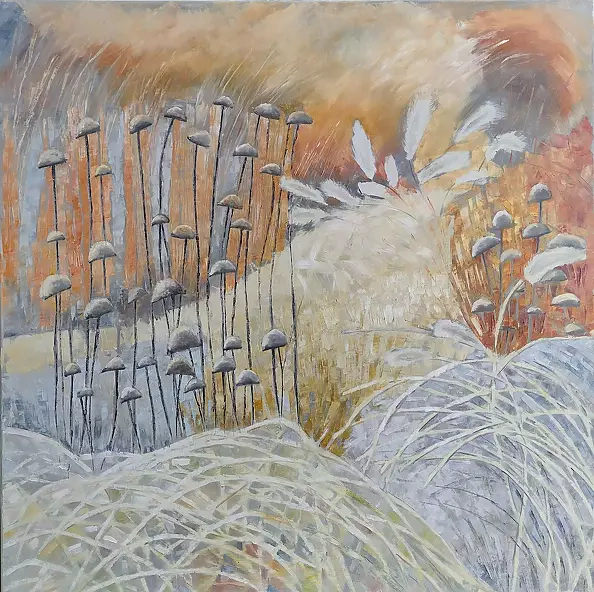 Ewa Tyburcy - Golden grasses