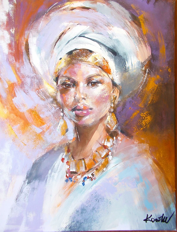 Ilona Kowalik - Gold and white