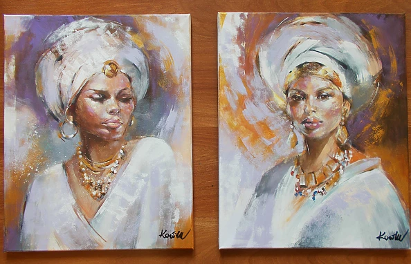 Ilona Kowalik - Gold and white