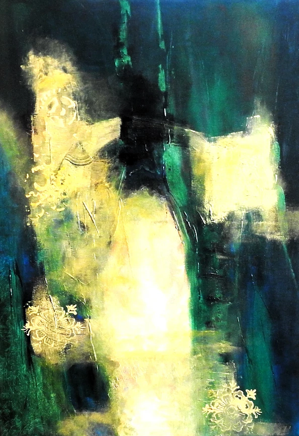 Alicja Wysocka - Gold blended into green