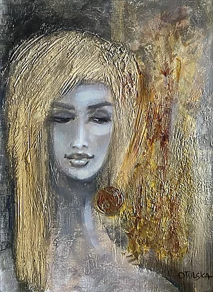 Dorota Otulska - Gold earring