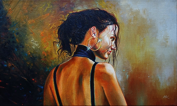 Włodzimierz Kukliński - Gold earring