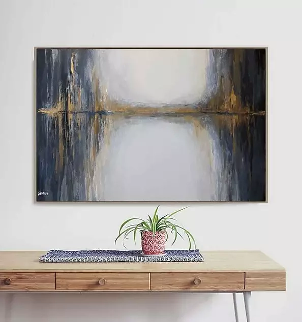 Paulina Lebida - Złoty las-obraz akrylowy 100/70 cm 