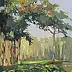 Henadzy Havartsou, Il respiro dorato dell'autunno, Quadro a olio - tela, 50 x 70