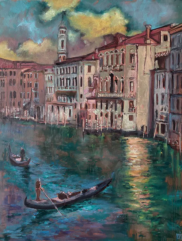 Dariusz Żejmo - Dämmerung in Venedig