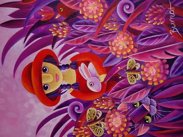 Wiesława Burnat - Zmierzch w ogrodzie tajemnic