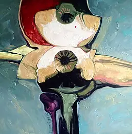 Dariusz Kosiński, Znak szczególny, Obraz olejny - płótno, 80 x 60