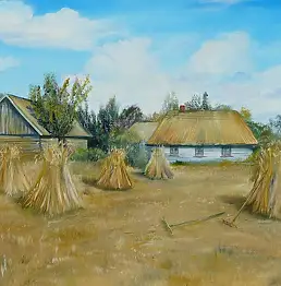 Agata Gumulska, 50x60 урожай, Масляная картина - холст, 60 x 50