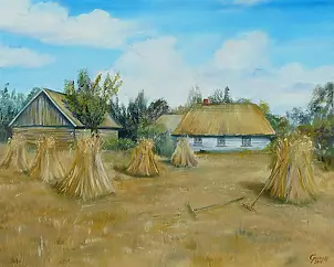 Agata Gumulska - Żniwa 50x60