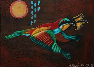   - Bee-eater with a butterfly