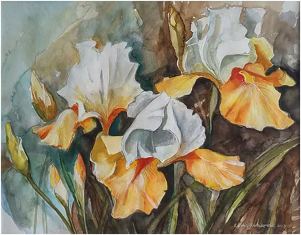 Renata Kulig Radziszewska - Żółte irysy