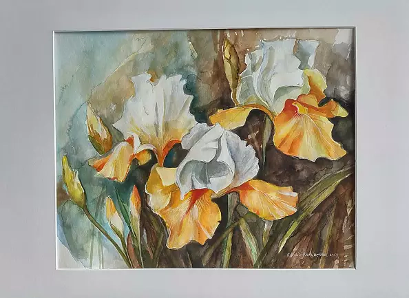 Renata Kulig Radziszewska - Żółte irysy
