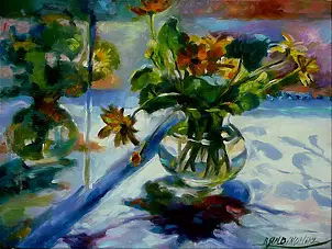 Barbara Gulbinowicz - Żółte kwiatki