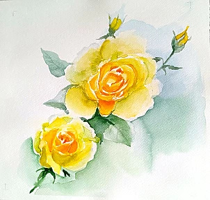 Zdzisław Rutkowski - Yellow Roses IV