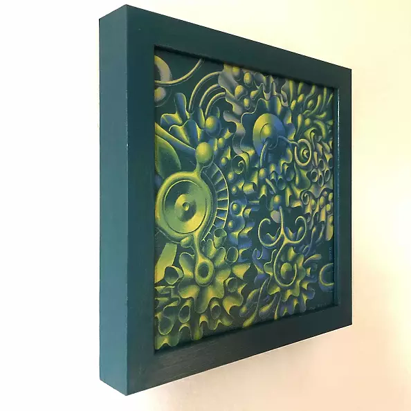 Anna Pikos - Żółte światło - mała abstrakcja