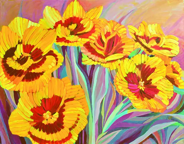 Iwona Bobrycz - yellow tulips