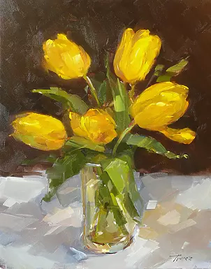 Krzysztof Tracz - yellow tulips