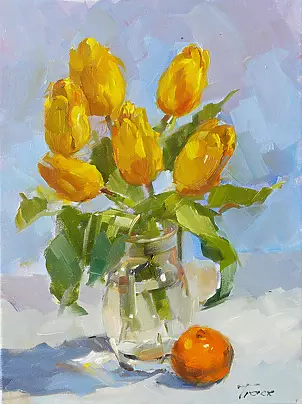 Krzysztof Tracz - yellow tulips