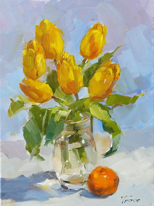 Krzysztof Tracz - yellow tulips