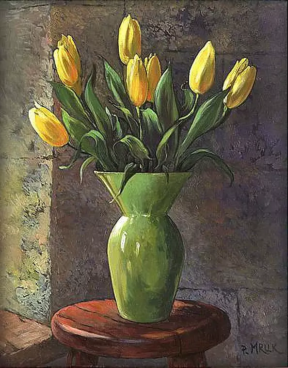 Piotr Mruk - Żółte tulipany