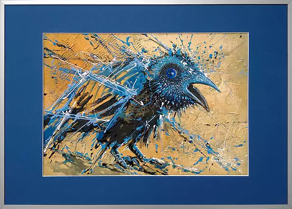 Krzysztof Trzaska - "Greyhound" from the series "Birds"