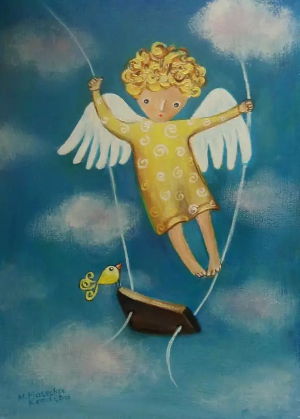 Małgorzata Piasecka Kozdęba - yellow angel