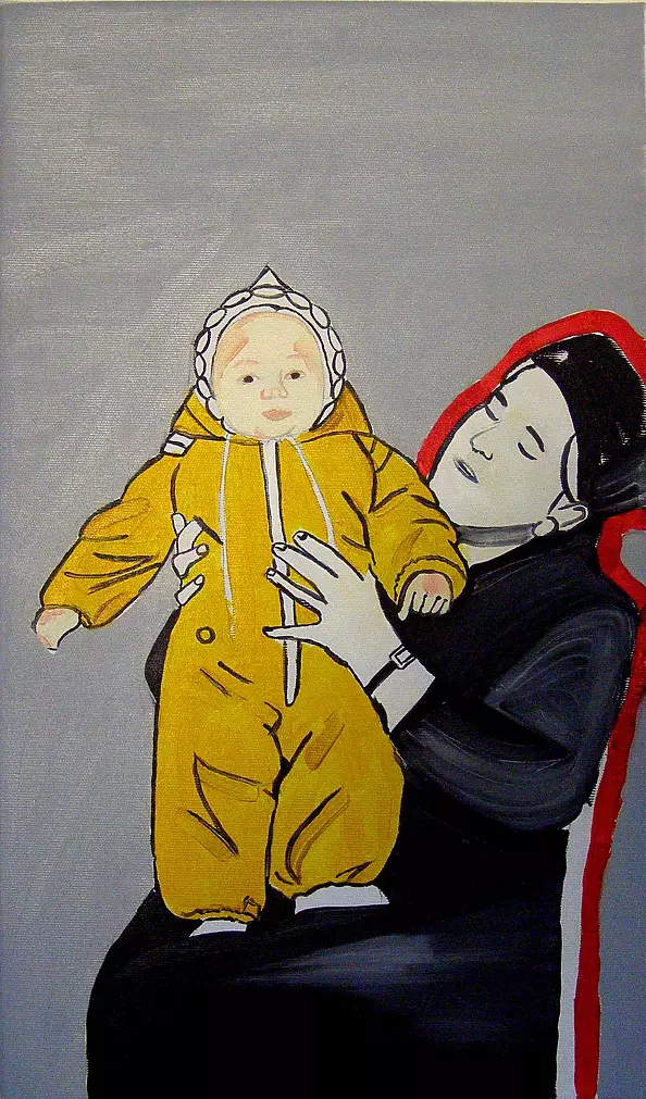 Marta Kańska - Żółty kombinezon