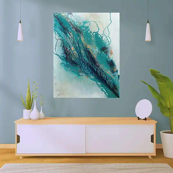 Joanna Bilska, Source, La peinture acrylique - toile, 70 x 90